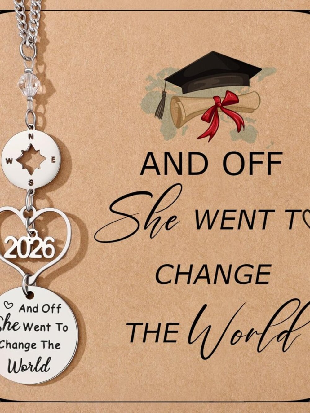 Graduation Gifts for Women Her, Class of 2026 Rear View Mirror Accessories